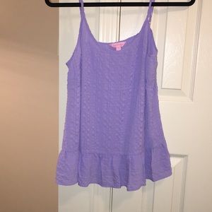 LILLY PULITZER PURPLE TOP